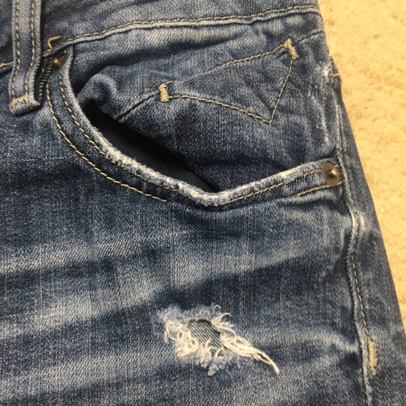 Vigoss Distressed Jeans Thompson Double Roll Cuff - Picture 11 of 13